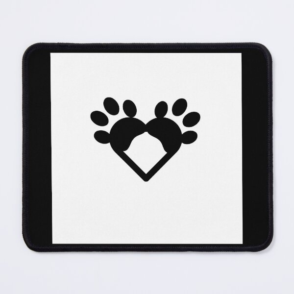 Item preview, Paw prints in heart designed and sold by RemieJames.