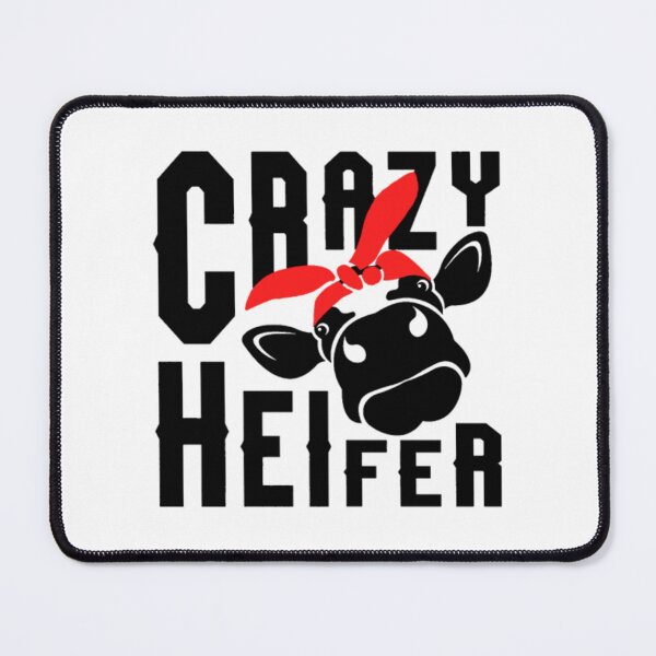 Item preview, Crazy Heifer cow Clipart cow Cut Files For Silhoue designed and sold by RomaTikha.