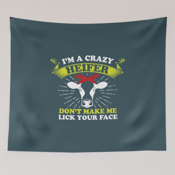 Item preview, Crazy Heifer Cow design for Women designed and sold by RomaTikha.