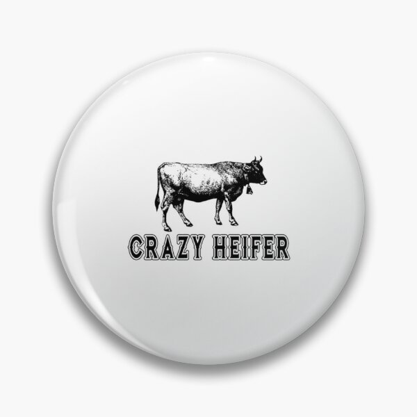 Item preview, crazy heifer cow farm designed and sold by RomaTikha.