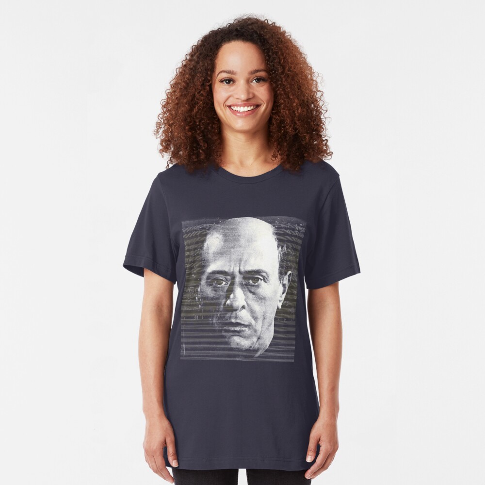 Arnold Schoenberg, great composer Slim Fit T-Shirt