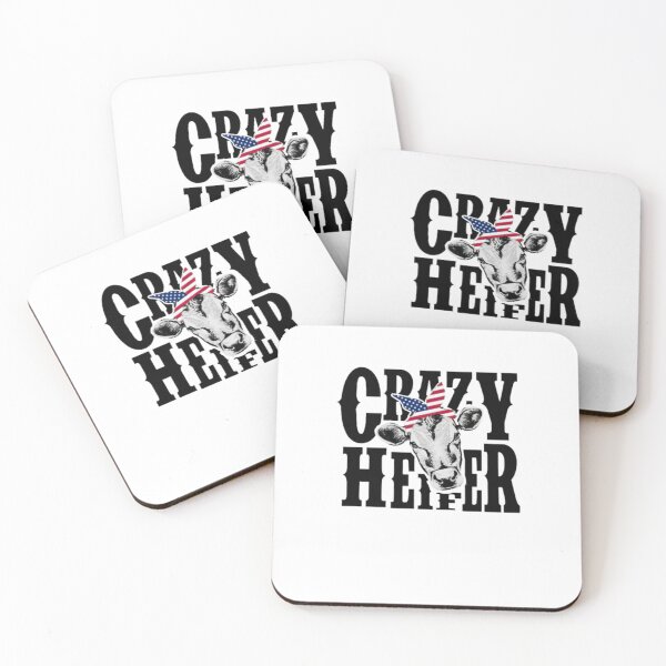 Item preview, Crazy Heifer Shirts for Cow Lovers designed and sold by RomaTikha.
