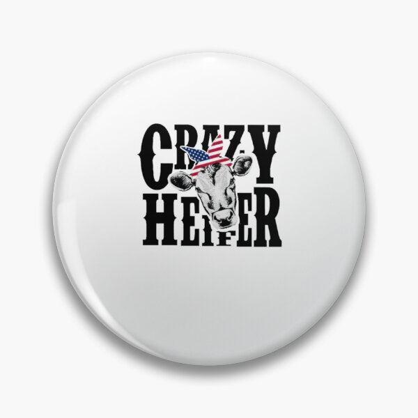 Item preview, Crazy Heifer Shirts for Cow Lovers designed and sold by RomaTikha.