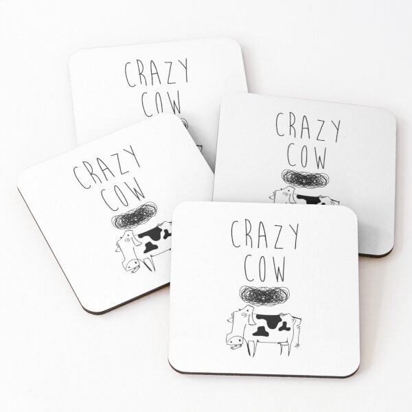 Item preview, Crazy cow art designed and sold by RomaTikha.