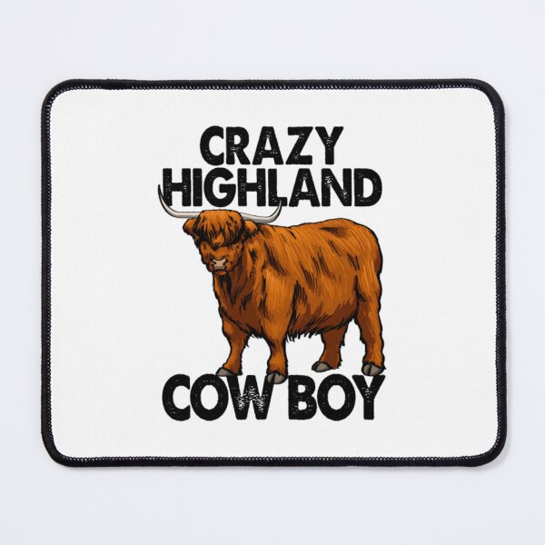 Item preview, Crazy Highland Cow Boy designed and sold by RomaTikha.