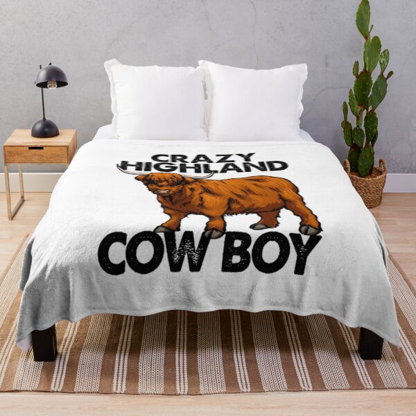 Item preview, Crazy Highland Cow Boy designed and sold by RomaTikha.