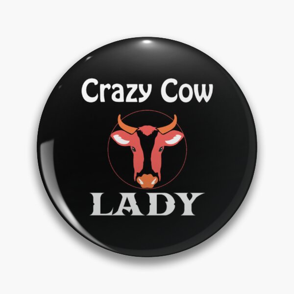 Item preview, Crazy Cow Lady  Cow lover designed and sold by RomaTikha.