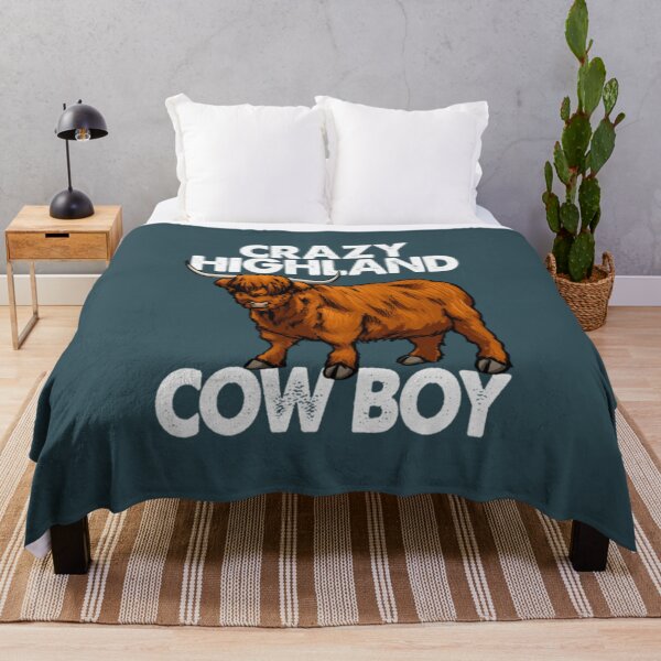 Item preview, Crazy Highland Cow Boy designed and sold by RomaTikha.