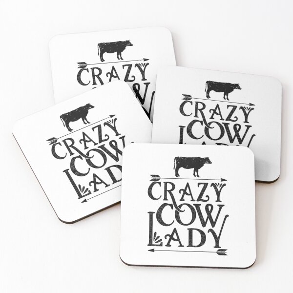 Item preview, Crazy Cow Lady Cow Cows Moo Farmer designed and sold by RomaTikha.