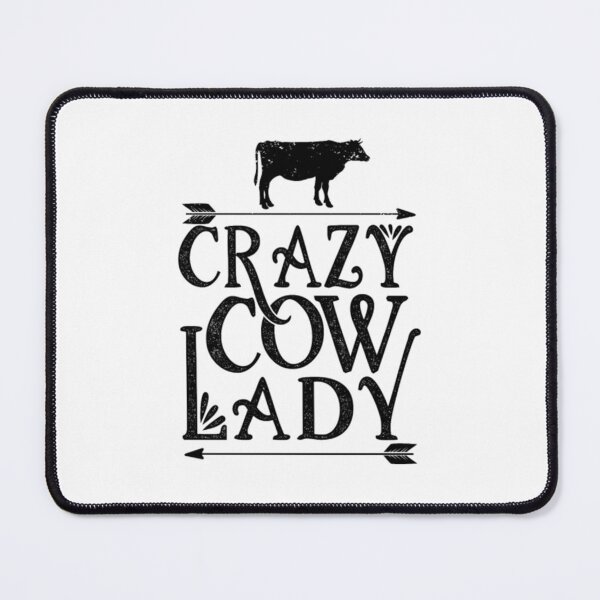 Item preview, Crazy Cow Lady Cow Cows Moo Farmer designed and sold by RomaTikha.