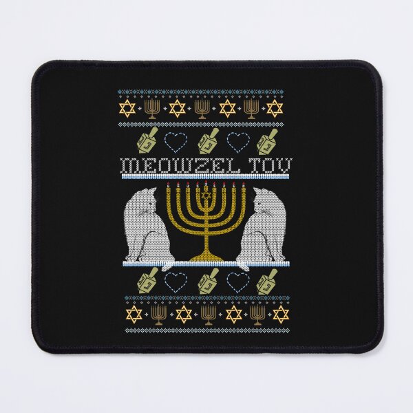 Item preview, MEOWZEL TOV Cat Mazel Ugly Hanukkah Sweater Meme Cats designed and sold by AmapolaSerrato.