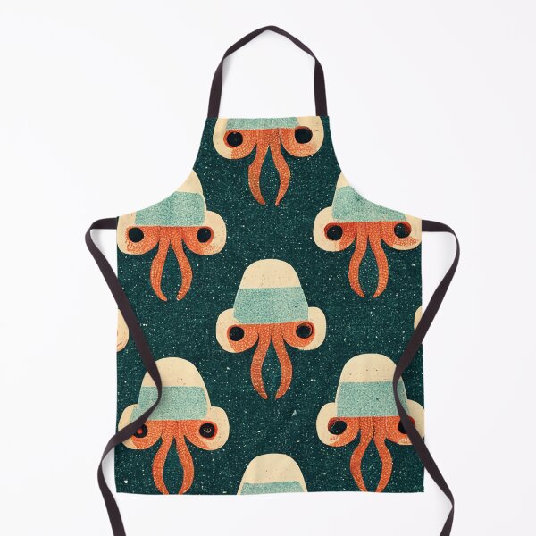 Item preview, Squid Pattern designed and sold by Retro Travel Design.