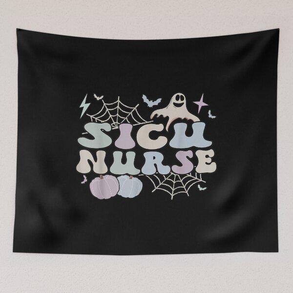 Item preview, Spooky SICU Nurse Halloween Surgical Intensive Care Unit designed and sold by Matteolundin.