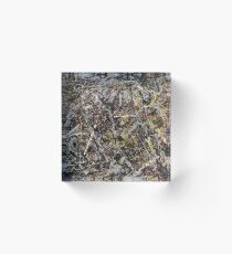 Jackson Pollock. Alchemy Acrylic Block