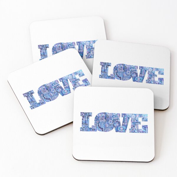 Item preview, Patterned Love - A design of the word LOVE designed and sold by Deb Webb.