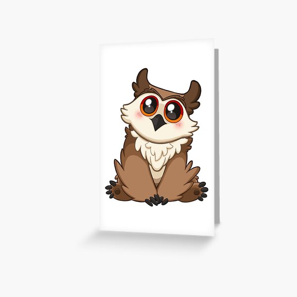 Adorable Owlbear - Cute D&D Adventures Greeting Card