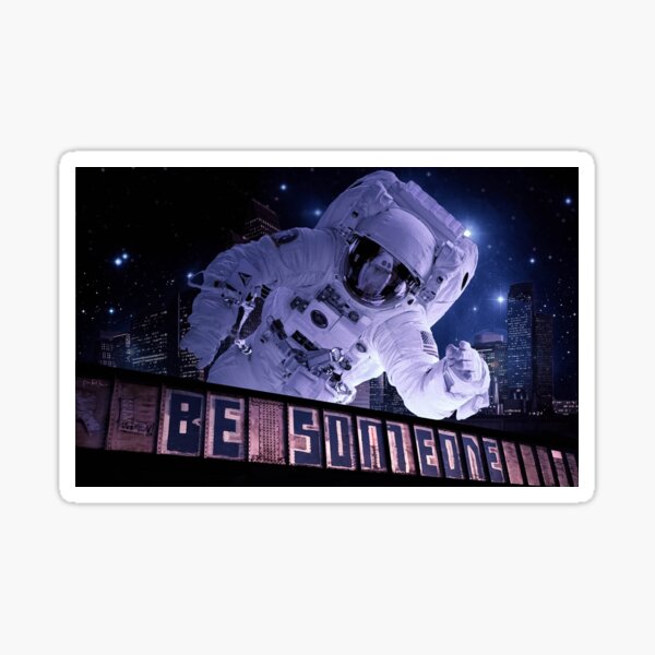 Houston Champ Texas Flag Astronaut Space City - Houston Space City  Astronaut Sticker Vinyl Decal Bumper Sticker 5