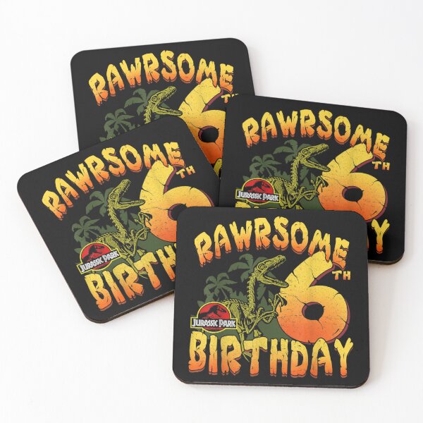 Item preview, Rawrsome 6th Birthday designed and sold by TarynAbbott.