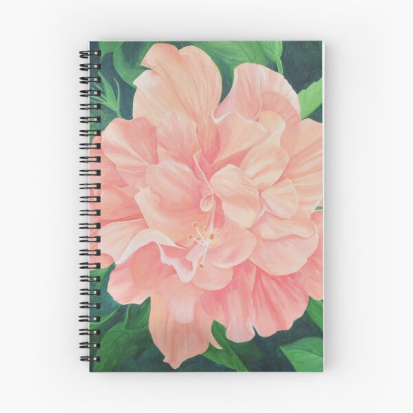 Item preview, Coral Double Hibiscus designed and sold by Judy Geller.