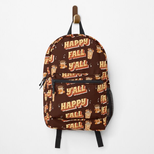 Item preview, Happy Fall Y'All T-Shirt/ Happy Fall Travel Mug/ Pumpkin Latte Travel Mug/ Autumn Retro Fall T-Shirt/ Fall Pumpkin Latte Throw Pillow and Blanket designed and sold by KingdomKubs.
