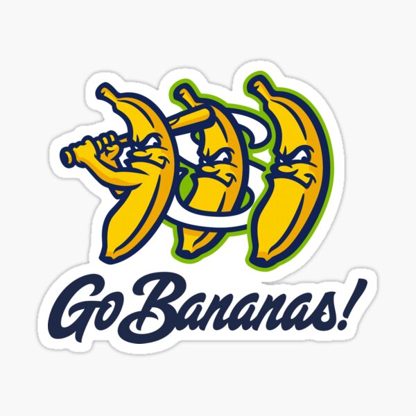 "Savannah Bananas a Savannah Bananas a Savannah Bananas" Sticker for