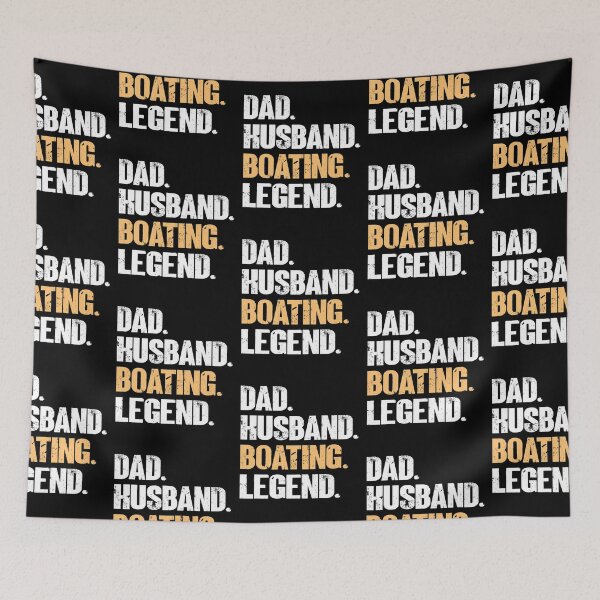 Item preview, Dad Husband Boating Legend Funny Captain Boating designed and sold by lloyd68.