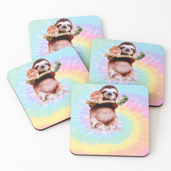 Item preview, Sloth backgroud Watercolor art designed and sold by AnetteEckert.