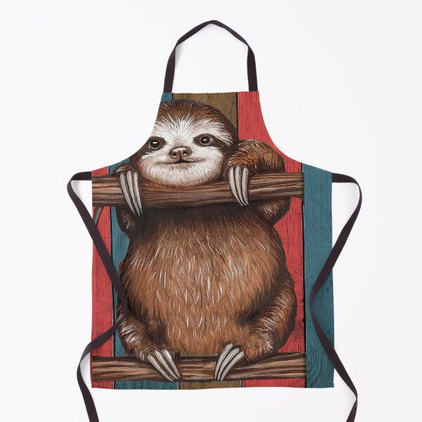 Item preview, Sloth Wooden Background designed and sold by AnetteEckert.