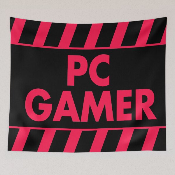 Item preview, Warning Pc Gamer (red-pink) designed and sold by xtrolix.
