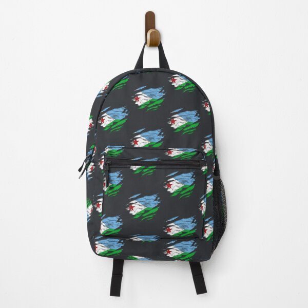 Item preview, Ripped Rip Open Djibouti Flag Palm designed and sold by rafaeltto.
