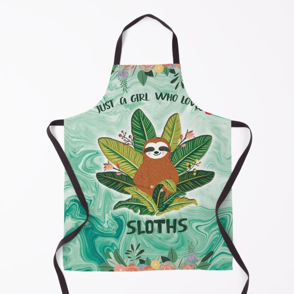 Item preview, Just A Girl Who Loves Sloths designed and sold by AnetteEckert.