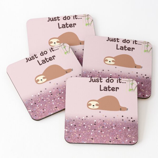 Item preview, Sloth just do it later designed and sold by AnetteEckert.