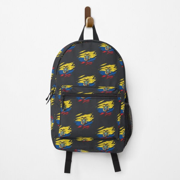 Item preview, Ripped Rip Open Ecuador Flag Palm designed and sold by rafaeltto.