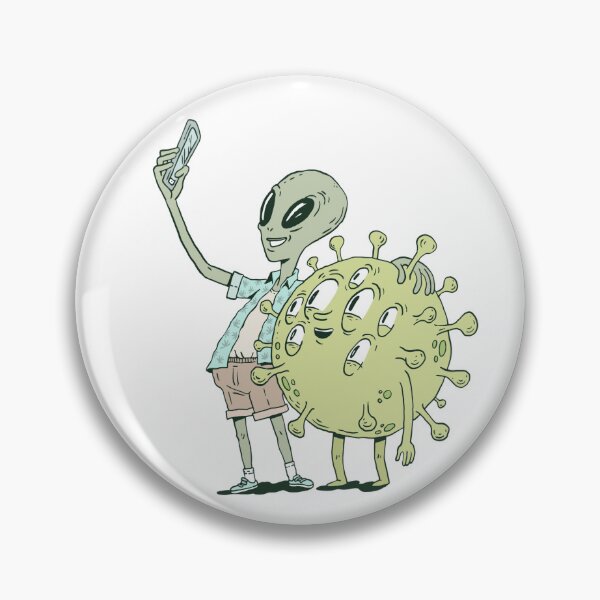 Item preview, Alien and Virus designed and sold by bennetthuskers.
