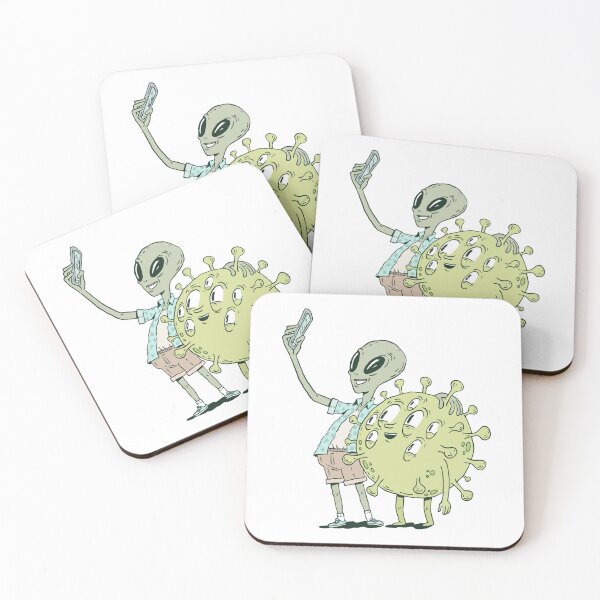 Item preview, Alien and Virus designed and sold by bennetthuskers.