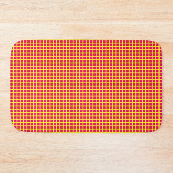 Item preview, Yellow On Pink Grid designed and sold by Moonshine Paradise.