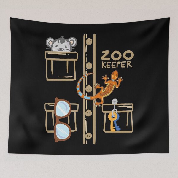 Item preview, Zookeeper Costume - Halloween Jungle Explorer designed and sold by Bemumd-art.