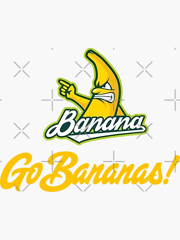 "Savannah Bananas a Savannah Bananas a Savannah Bananas" Sticker for