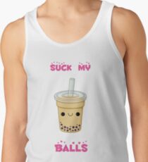 Bubble tea! -suck my balls Men's Tank Top