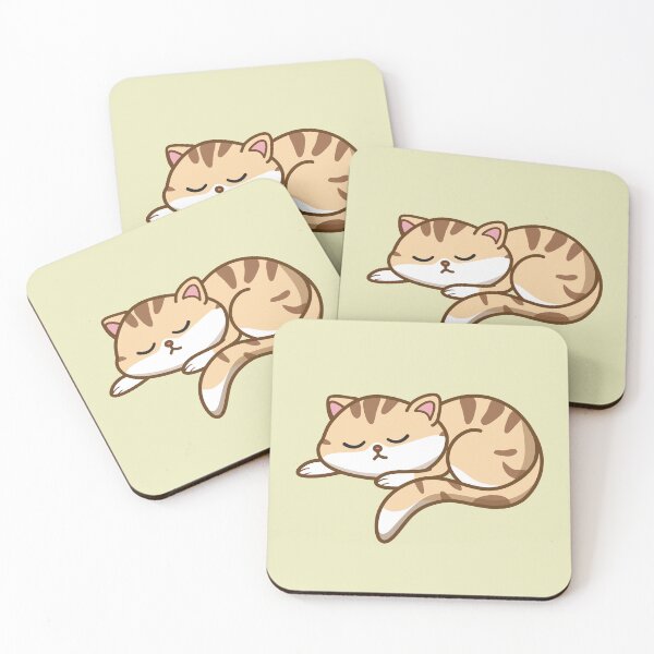 Item preview, Cute Adorable Sleeping Cat - Tabby Cat Sleeping designed and sold by Abhishek Goldar.