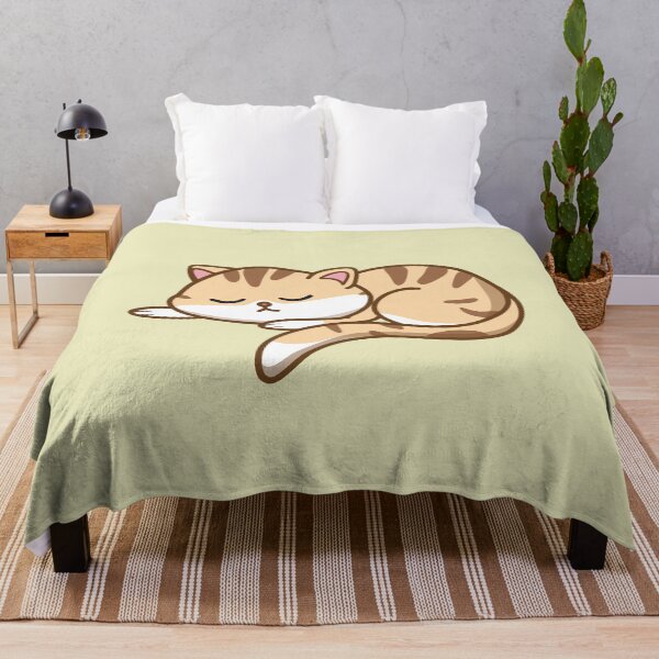 Item preview, Cute Adorable Sleeping Cat - Tabby Cat Sleeping designed and sold by Abhishek Goldar.