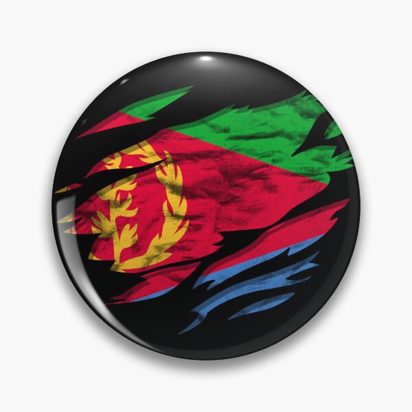 Item preview, Ripped Rip Open Eritrea Flag Palm designed and sold by rafaeltto.