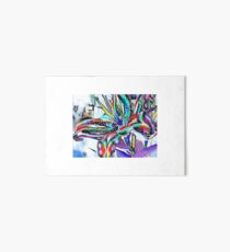 Neon Star Gazer Lily Art Board
