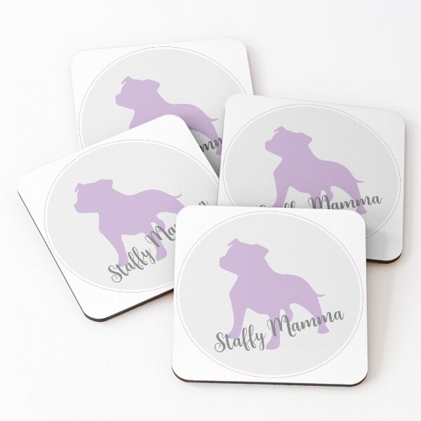 Item preview, Staffy Mamma - purple designed and sold by Cmdesign-s.