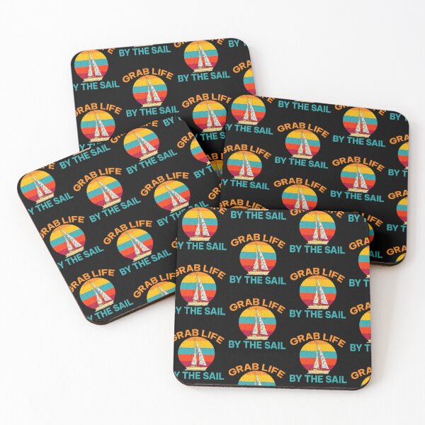 Item preview, Grab Life By The Sail Boat Captain Sailors designed and sold by lloyd68.