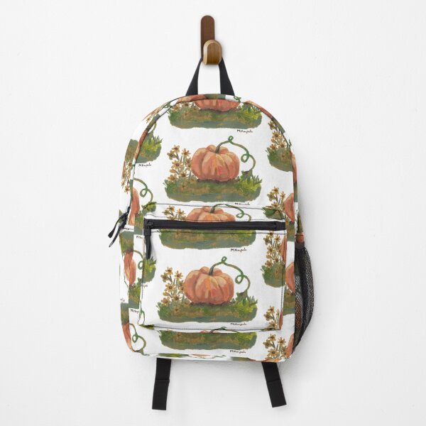 Item preview, Fall Pumpkin with Flowers - Hand Painted Design designed and sold by maryhop.