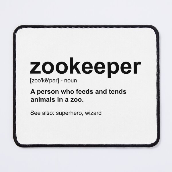 Item preview, Zookeeper Definition Funny Zoologist Wild Animal Keeper designed and sold by Bemumd-art.