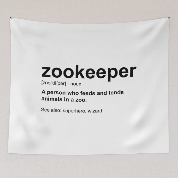 Item preview, Zookeeper Definition Funny Zoologist Wild Animal Keeper designed and sold by Bemumd-art.