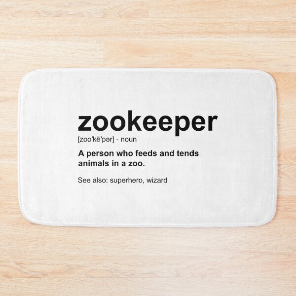 Item preview, Zookeeper Definition Funny Zoologist Wild Animal Keeper designed and sold by Bemumd-art.
