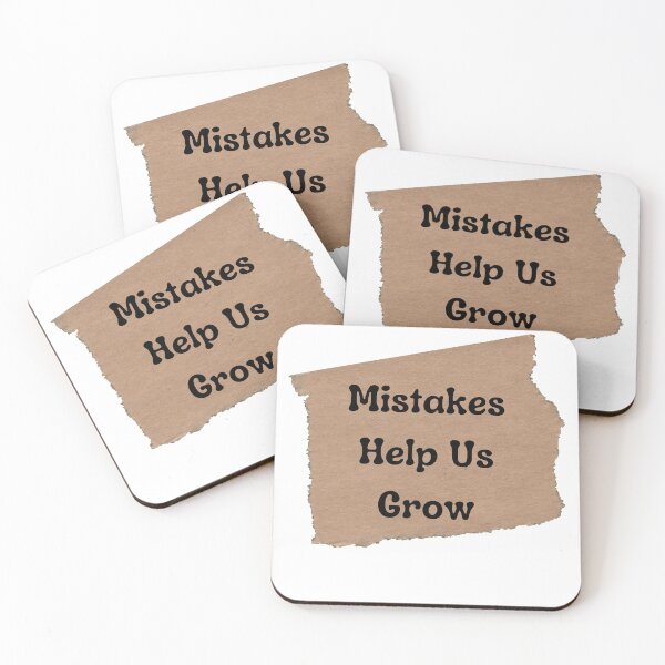 Item preview, Mistakes Help Us Grow - Funny and Cute T-Shirts Quotes designed and sold by Designspot2020.